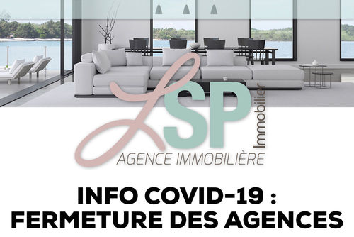 Info COVID-19 : fermeture des agences