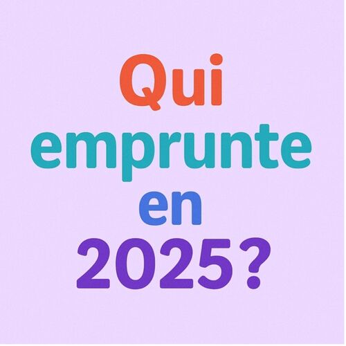 Qui emprunte en 2025 ?