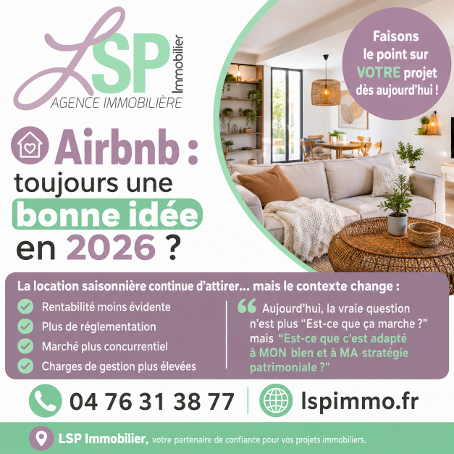 Location saisonnière Airbnb