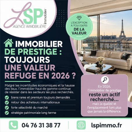Immobilier de prestige en 2026 Immobilier de prestige en 2026